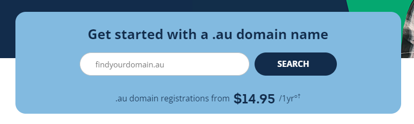 register new au domain name