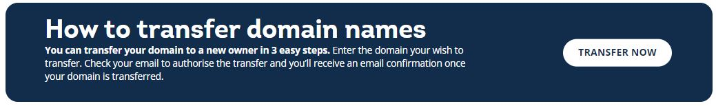 How to transfer domain name ownership
